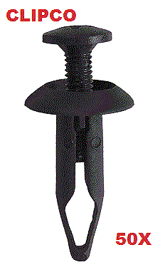 TRIM-CLIPBODY-CLIP-FASTENERX-50-FOR-FORDVAUXHALL-OPEL-n803946s-290525509220